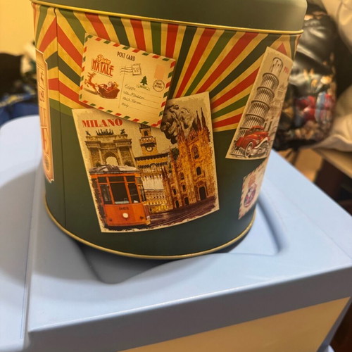 Christmas metal boxes like new, set of 2 large