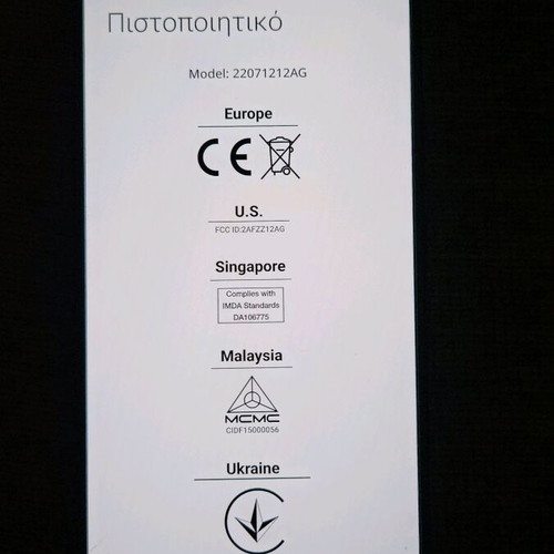 Xiaomi 12T smartphone like new, 8GB RAM, 128GB storage, AMOLED 6.67"