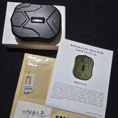 Tkstar GPS Tracker TK905B used for Trucks Cars Motorcycles GSM LBS