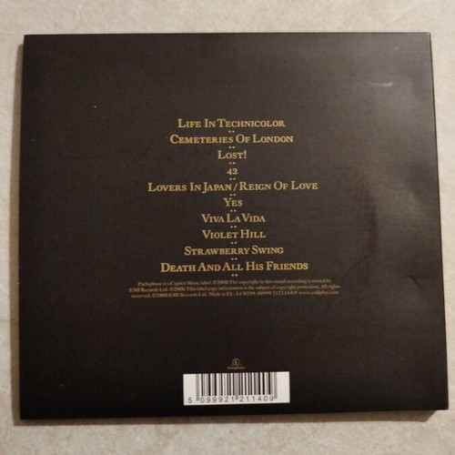 Coldplay Viva La Vida or Death And All His Friends CD like new, Digipak