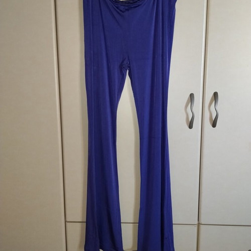 Purple Low-Rise Flared Pants like new