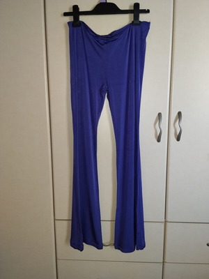 Purple Low-Rise Flared Pants like new