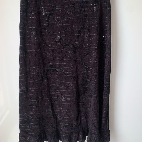 Skirt and jacket set like new, summer purple and black with glitter
