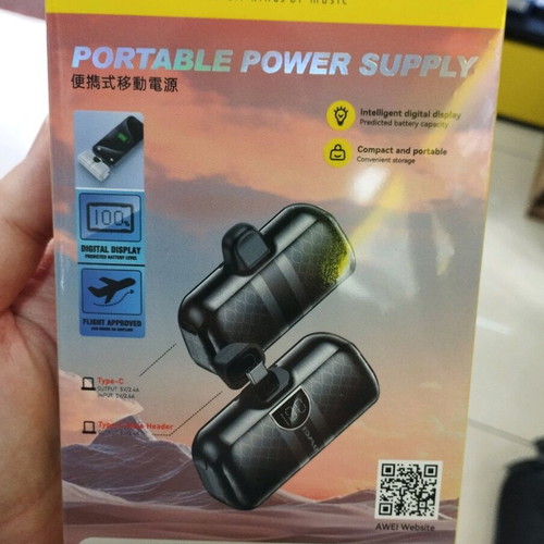 Mini powerbank 5000mAh type-C for Android and iPhone 15,16,17 new
