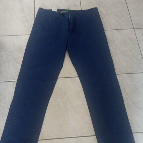 Men's pants United Colors of Benetton like new, blue, size 50