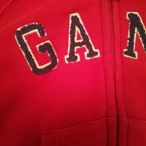 GANT sweatshirt jacket used, with zipper, size 18 months