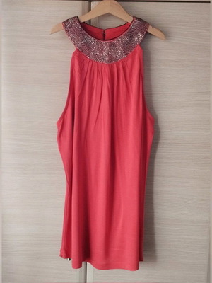Top sleeveless with impressive neckline Ovs Fashion like new, Small