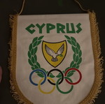 Cyprus Olympic Committee flag like new