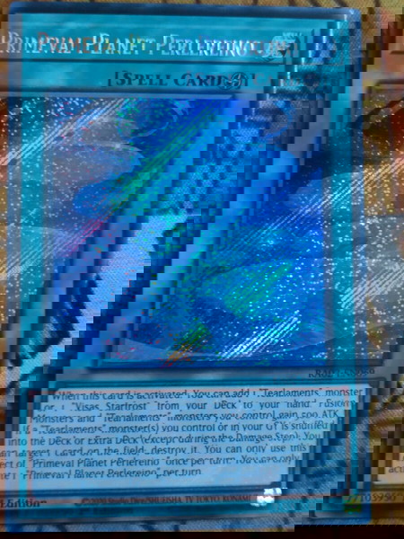Primeval Planet Perlereino (Secret Rare, Yugioh)
