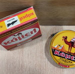 Camel black shoe cream sealed, vintage collectible
