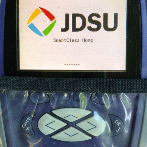 JDSU ADSL/VDSL analyzer with power supply and cables