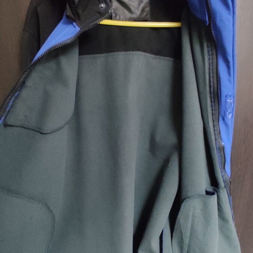 Softshell waterproof jacket, blue, size XL