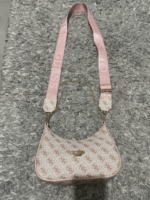 Guess pink shoulder bag