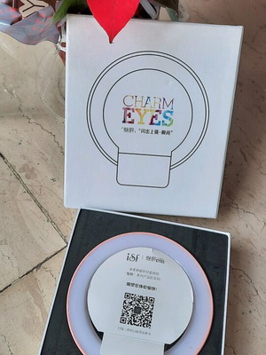Charm Eyes Ring Light σαν καινούργιο, φωτιστικό κινητού για selfie και βίντεο