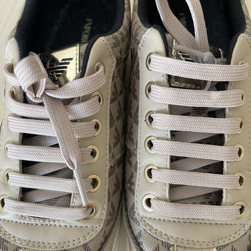 Emporio Armani sneakers like new, beige, size 38