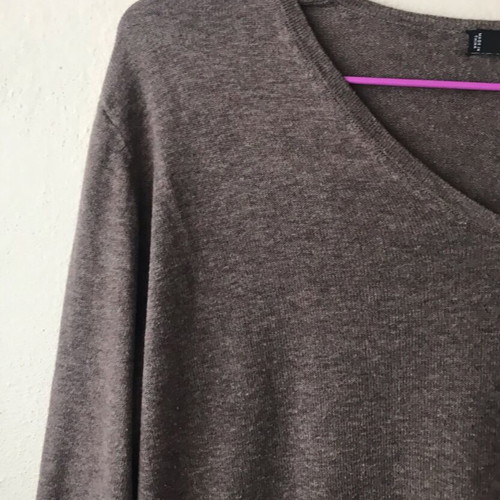 Mango blouse-dress dark beige like new, size L