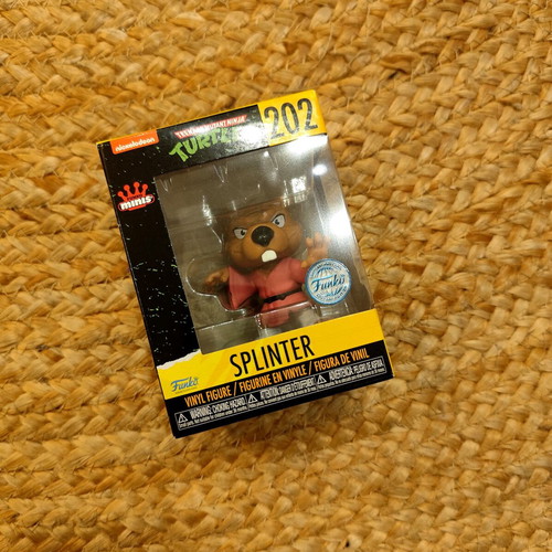 Teenage Mutant Splinter Funko Minis 202 new