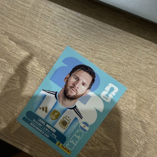 Messi Panini sticker