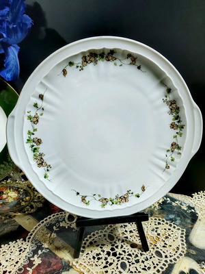 Large vintage Eschenbach plate with handles 70s, like new