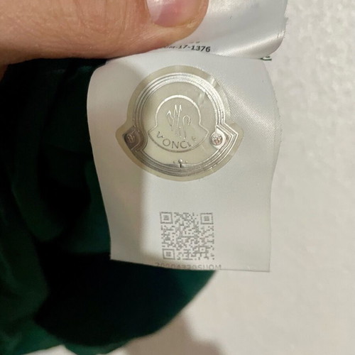 Moncler polo shirt green, like new, size L