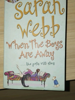 When the Boys Are Away book by Sarah Webb like new, English