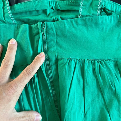 Handmade dress used, green, size S