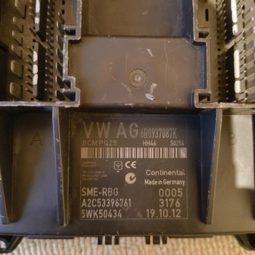 VW Polo BCM used with VCDS HEX V2 diagnostic tool