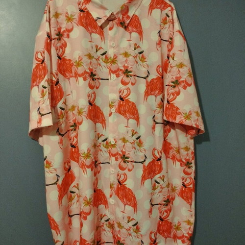 Men's pink shirt new, size L