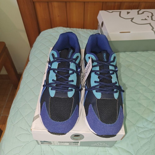Kappa Logo London Kid sneakers new, size 39, black and blue