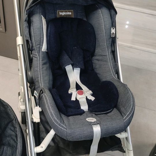 Inglesina Trilogy System 3-in-1 Baby Transport Set, Denim