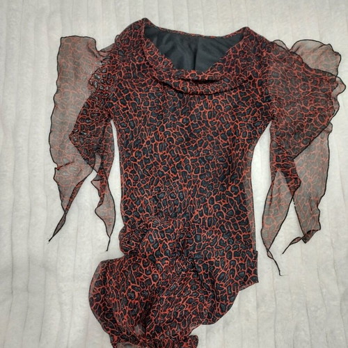 Ancient Greek style dress like new, size M, black and red