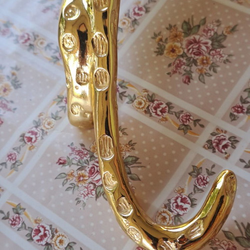 Decorative gold jaguar 40 cm, new