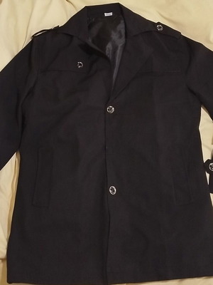 Men's jacket new, black, sizes L and XL