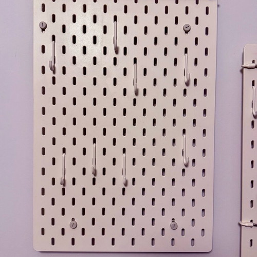IKEA perforated board like new with hooks