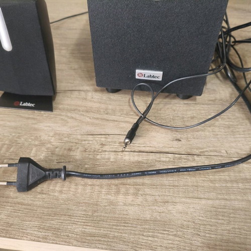 Labtec speakers with amplifier used in good condition