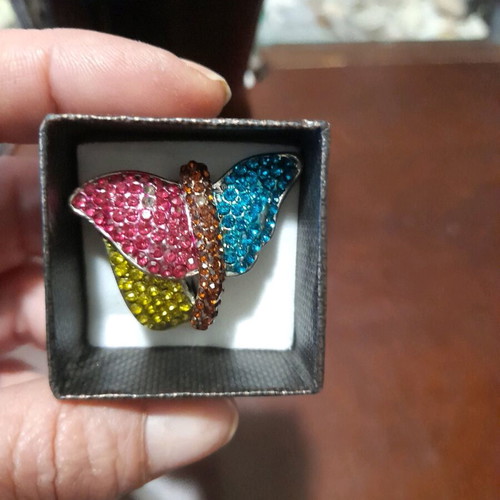 Butterfly ring size 8-9 used