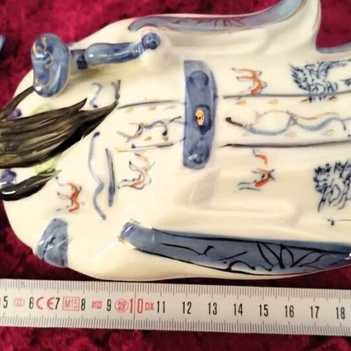 Porcelain figures of Chinese deities set of 3, new