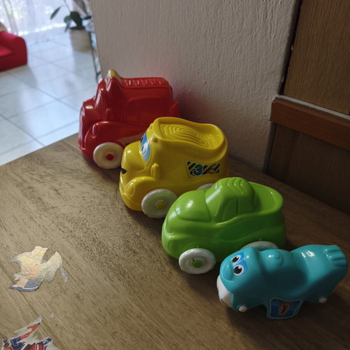 Clementoni Car Tower stacking toy used, for 6+ months