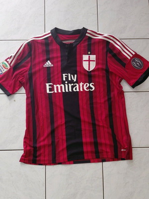 A.C. Milan Climacool Adidas 2014-2015 Home Kit Like New Euro Audi Edition XL