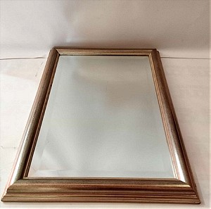 Καθρέπτης τοίχου με ξύλινο περίγραμμα 75x55