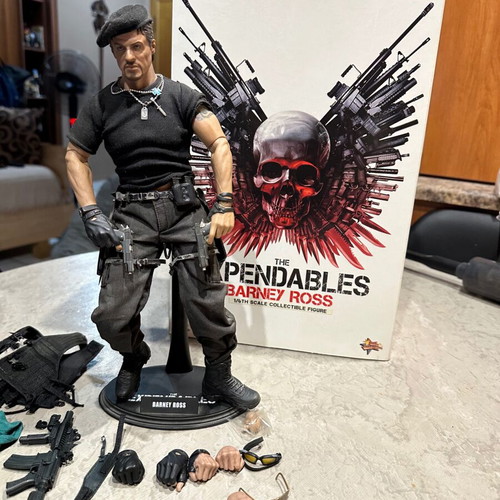 The Expendables Barney Ross figure used, 1/6 scale collectible