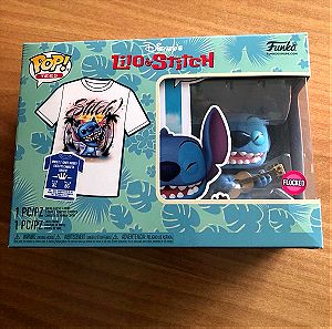 Funko Box: Lilo and Stitch - Stitch (Flocked) POP! with T-Shirt XL
