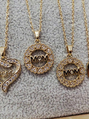Steel necklace made to order in gold or silver color