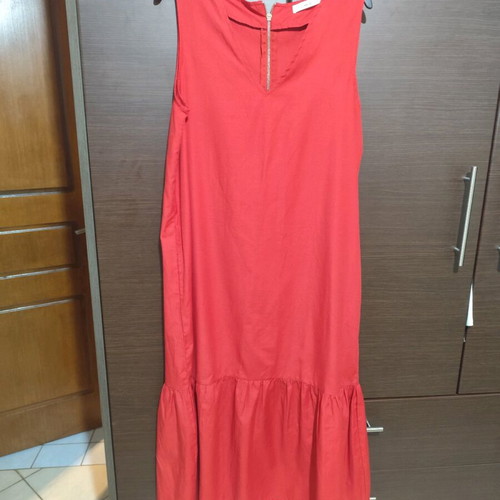 Mango women's dress red like new, size L