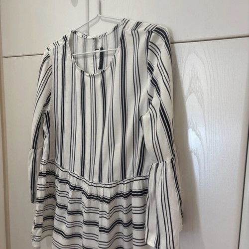 Anel striped blouse new, bell sleeves, size M