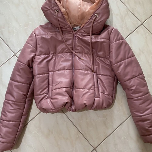 Puffer jacket warm, dusty pink, size M