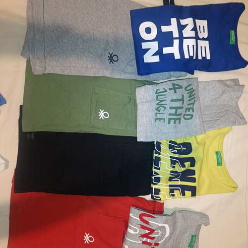 Benetton summer kids clothes set size 6-7 like new
