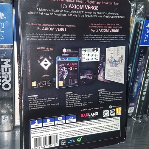 Axiom Verge Multiverse Edition PS4 like new, complete