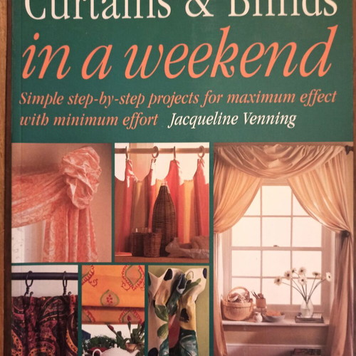 Curtains and Blinds in a Weekend book like new, English, hobby