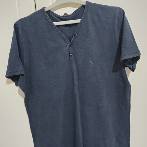 Paco & Co men's t-shirt large used, blue